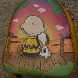 Loungefly peanuts snoopy backpack